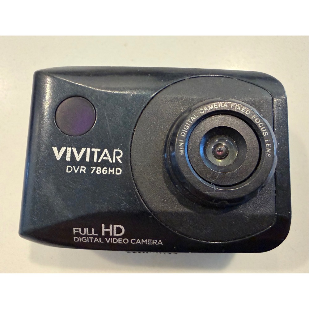Vivitar DVR 786HD Action Camera Full HD 1080p Digital Video Camera Black